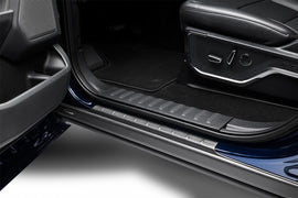 Bushwacker 19-22 Ram 1500 Crew Cab Trail Armor Panel basculante y cubierta de placa de umbral - Negro