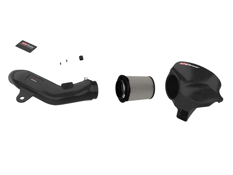 aFe Black Series CAIS de fibra de carbono con filtro PDS 16-18 BMW M2 (F87) L6-3.0L