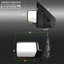 Cargar imagen en el visor de la galería, Xtune Ford F150 04-06 Power Heated Amber LED Signal OE Mirror Left MIR-03348AEBH-P-L