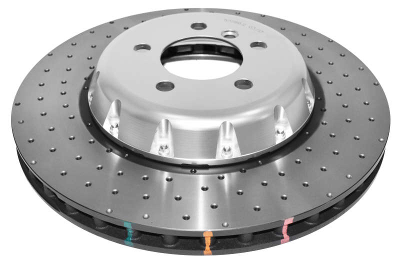 DBA 18-20 BMW M240i xDrive M Perf (con rotor delantero de 370 mm) Rotor perforado delantero serie 5000 con sombrero plateado