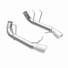 Cargar imagen en el visor de la galería, MagnaFlow 13 Ford Mustang Dual Split Rear Exit Stainless Axle-Back Cat Back Exhaust (Competition)