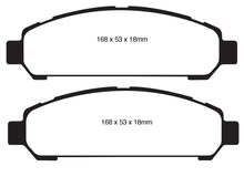 Cargar imagen en el visor de la galería, EBC 08+ Toyota Venza 2.7 Greenstuff Front Brake Pads