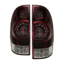 Cargar imagen en el visor de la galería, Xtune Toyota Tacoma 2009-2013 OEM LED Style Tail Lights Red Smoked ALT-JH-TTA09-OE-RSM