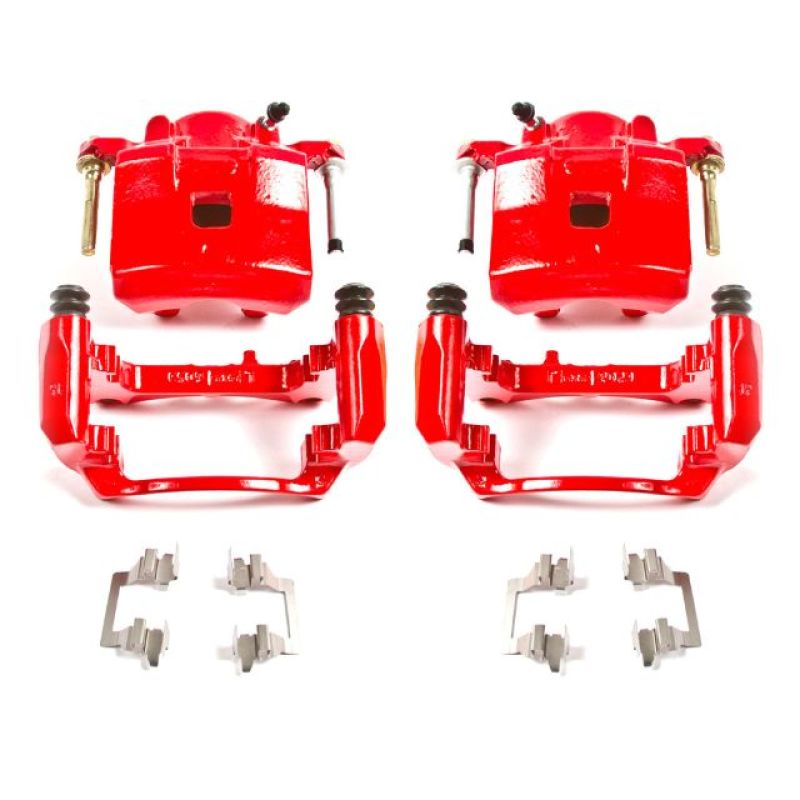 Power Stop 05-08 Chevrolet Cobalt Front Red Calipers w/Brackets - Pair