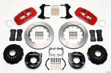 Cargar imagen en el visor de la galería, Wilwood AERO4 Rear P-Brake Kit 14.00in Red Small Ford 2.66in Offset