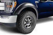 Cargar imagen en el visor de la galería, Bushwacker 2021 Ford F-150 (Excl. Lightning) Bengalas estilo guardabarros extensibles, 4 piezas, color negro