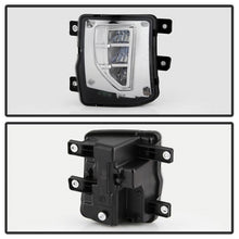 Cargar imagen en el visor de la galería, Spyder 16-18 Chevy Silverado 1500 OEM Style Full LED Fog Light w/Switch - Clear (FL-CSIL16-LED-C)
