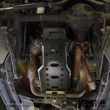 Cargar imagen en el visor de la galería, Westin/Snyper 07-11 Jeep Wrangler Transmission Pan Skid Plate - Textured Black