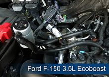 Load image into Gallery viewer, J&amp;L 2011-2024 Ford F-150 2.7L/3.5L/5.0L Passenger Side Oil Separator 3.0 - Clear Anodized