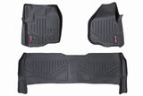 Floor Mats - FR & RR - Raised FR Pedal - Ford Super Duty (12-16)