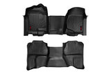 Floor Mats - FR & RR - OV Hump - Ext Cb - Chevy/GMC 1500/2500HD (07-14)