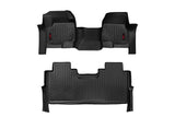 Floor Mats - FR & RR - FR Bench - Ford Super Duty 2WD/4WD (17-22)