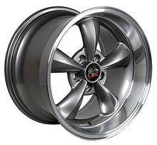 Cargar imagen en el visor de la galería, 17" Replica Wheel FR01 Fits Ford Mustang Bullitt Rim 17x10.5 Gunmetal Wheel