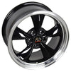 17" Replica Wheel FR01 Fits Ford Mustang Bullitt Rim 17x8 Black Wheel