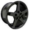 18" Replica Wheel CV06 Fits Chevrolet Corvette - C6 Rim 18x9.5 Black Wheel
