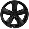 20" Replica Wheel DG05 Fits Dodge Charger SRT Rim 20x9 Black Wheel