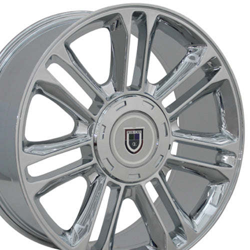 22" Replica Wheel CA83 Fits Cadillac Escalade Rim 22x9 Chrome Wheel