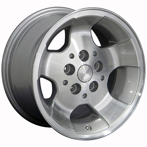 15" Replica Wheel JP08 Fits Jeep Wrangler Rim 15x8 Silver Wheel