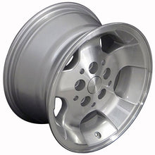 Cargar imagen en el visor de la galería, 15" Replica Wheel JP08 Fits Jeep Wrangler Rim 15x8 Silver Wheel