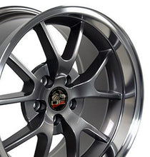 Cargar imagen en el visor de la galería, 18" Replica Wheel FR05 Fits Ford Mustang FR500 Rim 18x10 Gunmetal Wheel