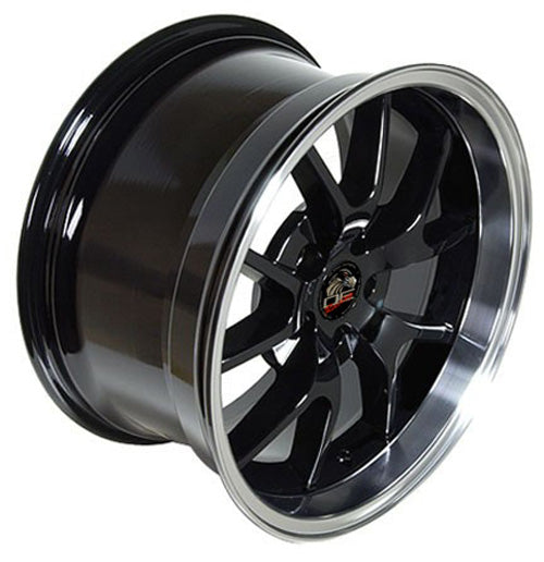 18" Replica Wheel FR05 Fits Ford Mustang FR500 Rim 18x10 Black Wheel