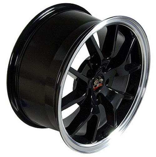 18" Replica Wheel FR05 Fits Ford Mustang FR500 Rim 18x9 Black Wheel