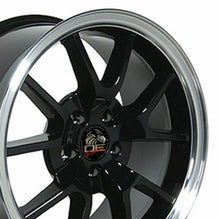 Cargar imagen en el visor de la galería, 18" Replica Wheel FR05 Fits Ford Mustang FR500 Rim 18x9 Black Wheel