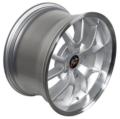 18" Replica Wheel FR05 Fits Ford Mustang FR500 Rim 18x10 Silver Wheel