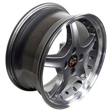 Cargar imagen en el visor de la galería, 17" Replica Wheel FR04 Fits Ford Mustang Cobra Rim 17x8 DR Gunmetal Wheel