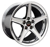 18" Replica Wheel FR06B Fits Ford Mustang Saleen Rim 18x9 Chrome Wheel