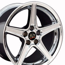 Cargar imagen en el visor de la galería, 18" Replica Wheel FR06B Fits Ford Mustang Saleen Rim 18x9 Chrome Wheel