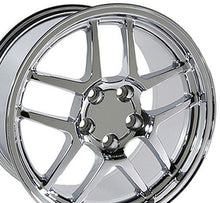Cargar imagen en el visor de la galería, 17&quot; Replica Wheel CV04 Fits Chevrolet Corvette - C5 Z06 Rim 17x9.5 Chrome Wheel