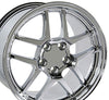 18" Replica Wheel CV04 Fits Chevrolet Corvette - C5 Z06 Rim 18x10.5 Chrome Wheel