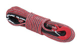 Synthetic Rope - 3/8 Inch - 85 Ft - Red/Gray
